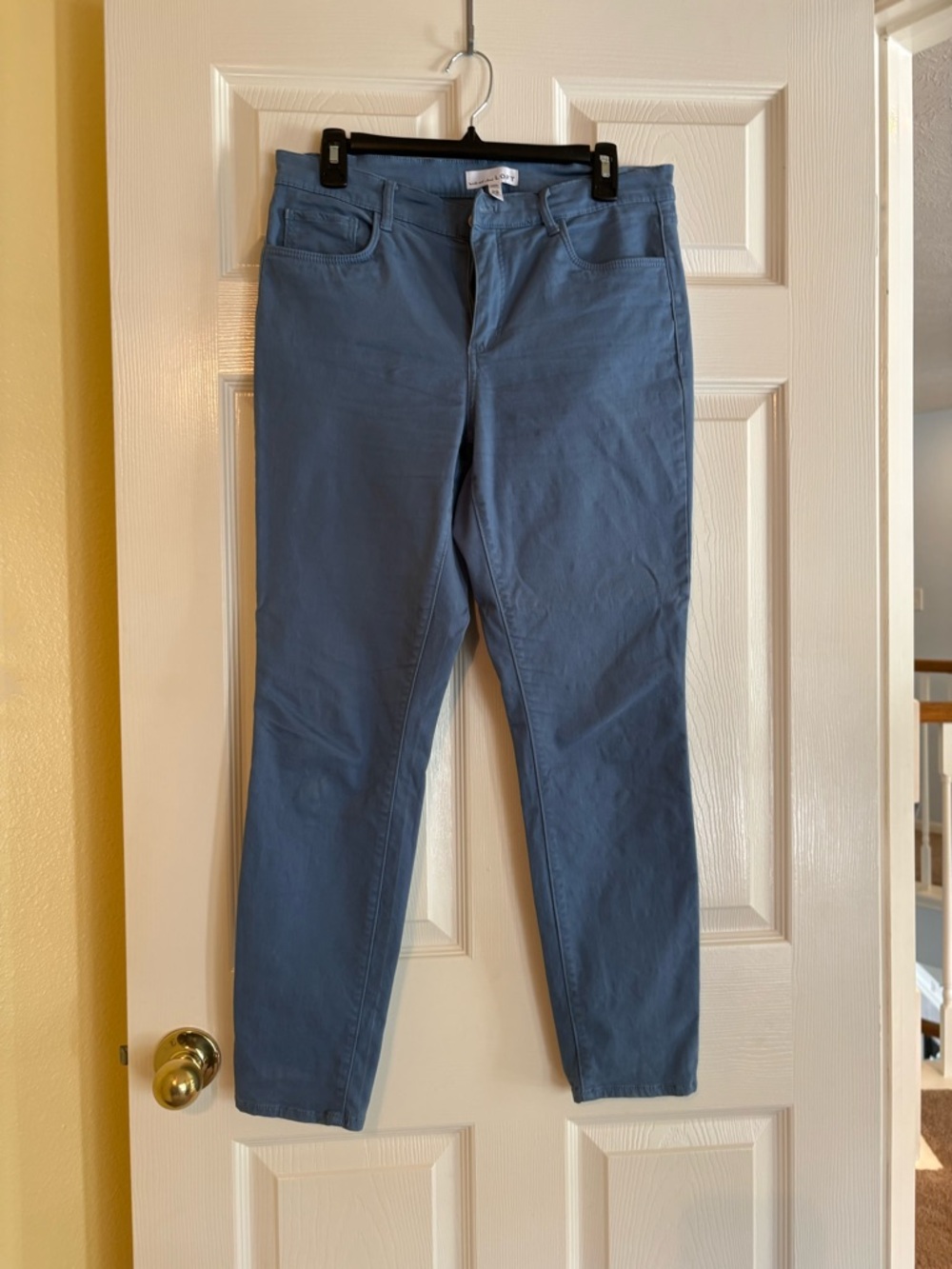 LOFT Women's Slate Blue Skinny Jeans